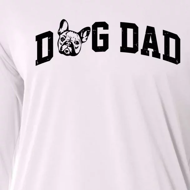 Dog Dad French Bulldog Cooling Performance Long Sleeve Crew