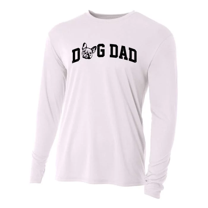 Dog Dad French Bulldog Cooling Performance Long Sleeve Crew