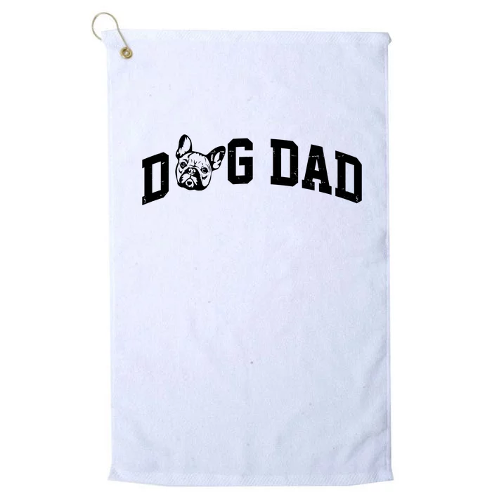 Dog Dad French Bulldog Platinum Collection Golf Towel