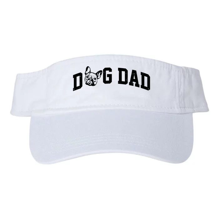 Dog Dad French Bulldog Valucap Bio-Washed Visor