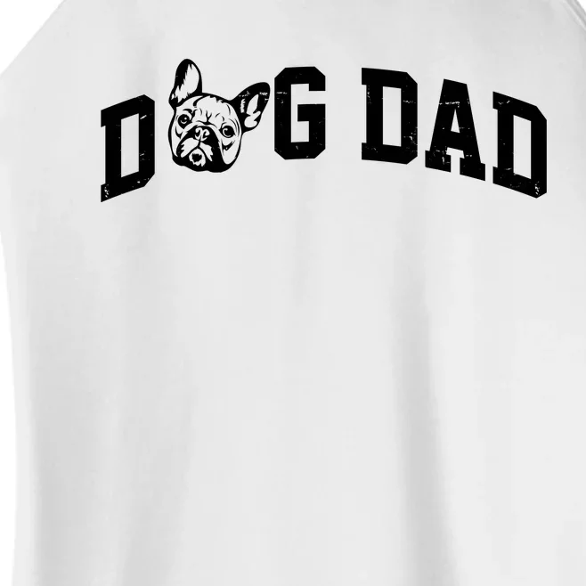 Dog Dad French Bulldog Women’s Perfect Tri Rocker Tank