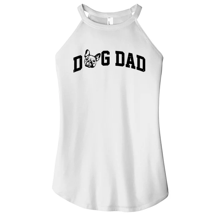 Dog Dad French Bulldog Women’s Perfect Tri Rocker Tank