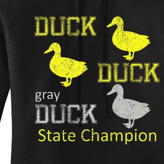 Duck Duck Gray Duck Minnesota Women's Pullover Hoodie