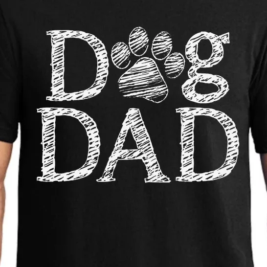 Dog Dad Graphic Father`s Day Dog Lover Pajama Set