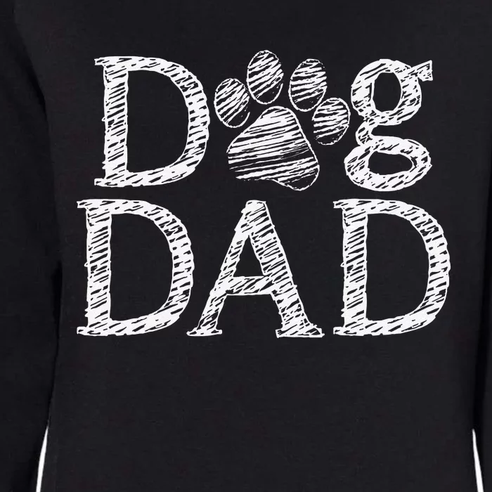 Dog Dad Graphic Father`s Day Dog Lover Womens California Wash Sweatshirt