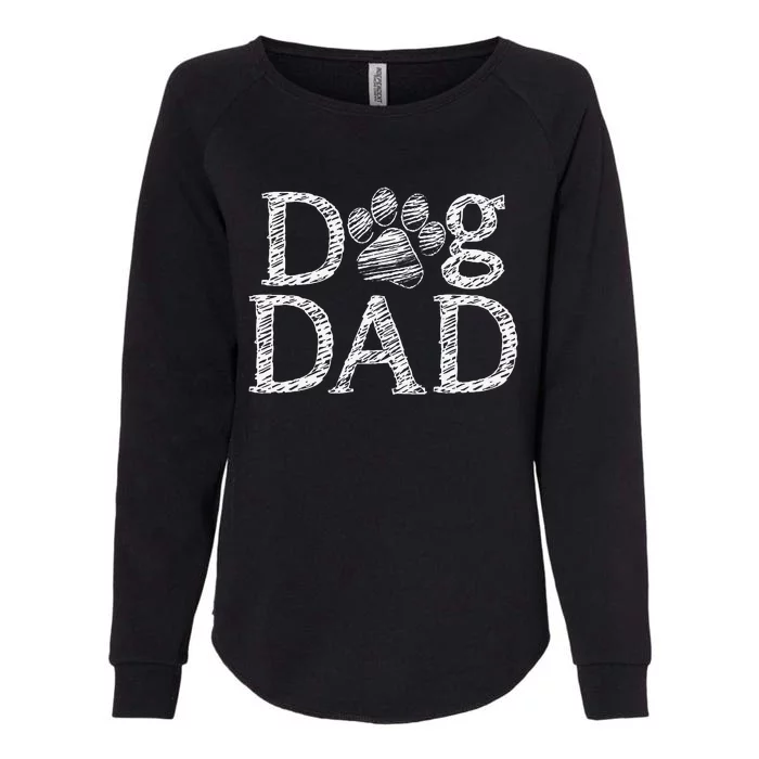 Dog Dad Graphic Father`s Day Dog Lover Womens California Wash Sweatshirt