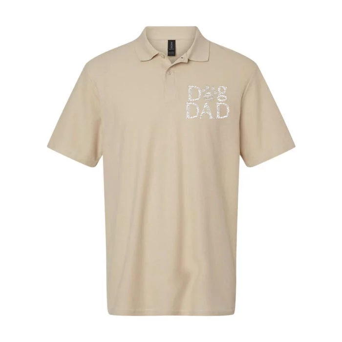 Dog Dad Graphic Father`s Day Dog Lover Softstyle Adult Sport Polo