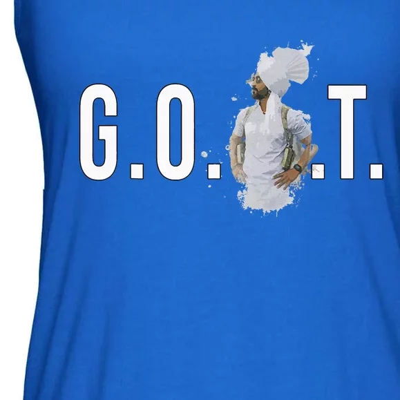 Diljit Dosanjh G.O.A.T. Punjabi Singer Ladies Essential Flowy Tank