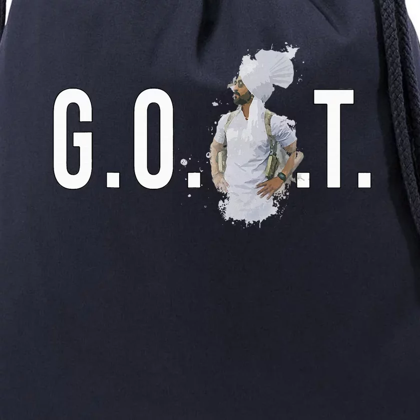 Diljit Dosanjh G.O.A.T. Punjabi Singer Drawstring Bag