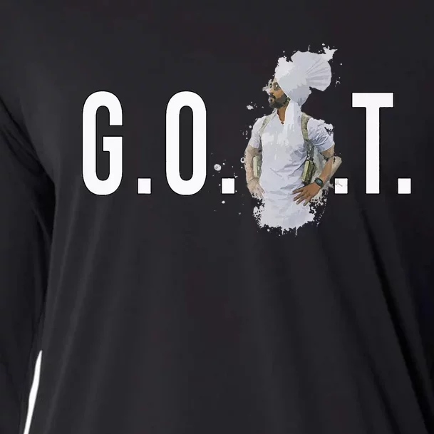 Diljit Dosanjh Goat Punjabi Singer Desi Cooling Performance Long Sleeve Crew