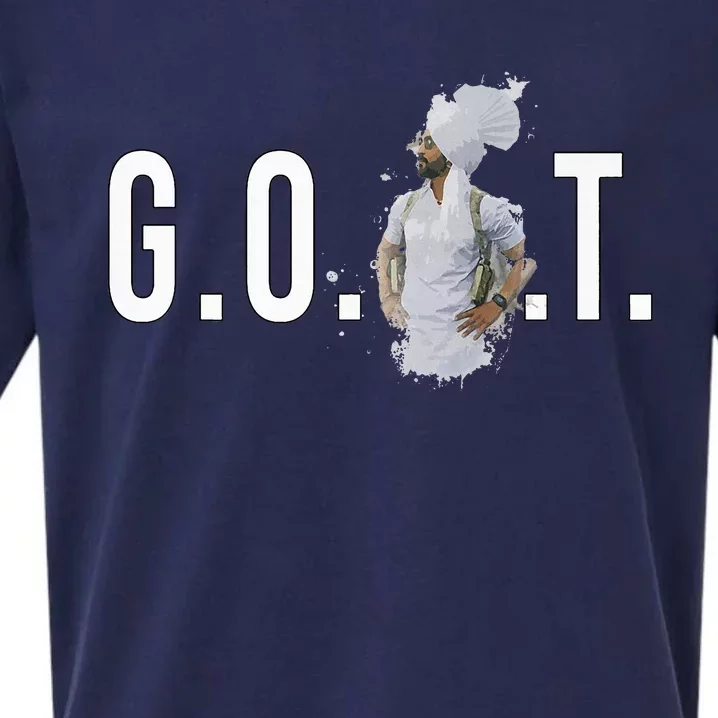 Diljit Dosanjh Goat Punjabi Singer Desi Sueded Cloud Jersey T-Shirt