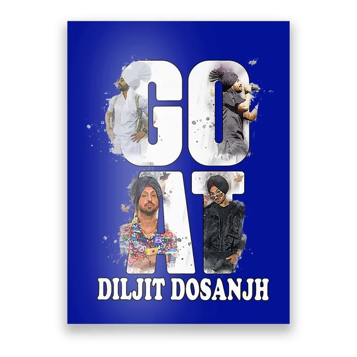 Diljit Dosanjh G.O.A.T. 2 Singer Poster