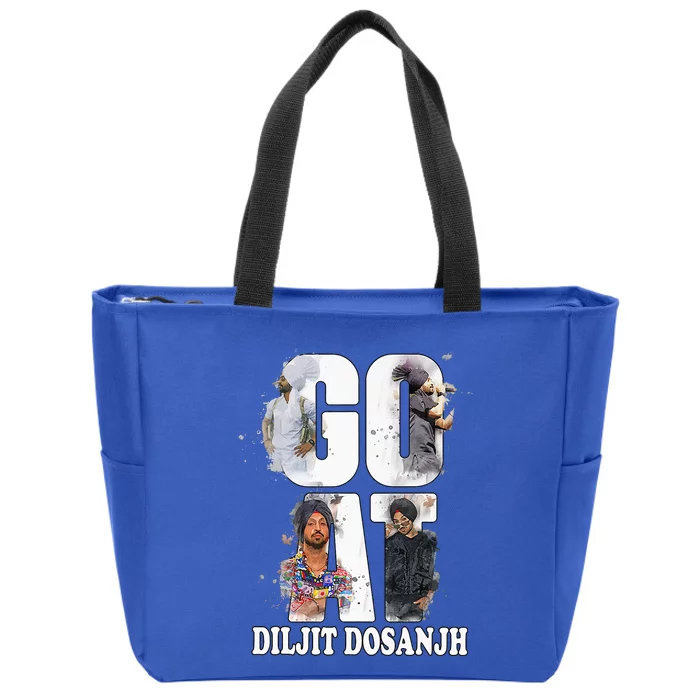 Diljit Dosanjh G.O.A.T. 2 Singer Zip Tote Bag