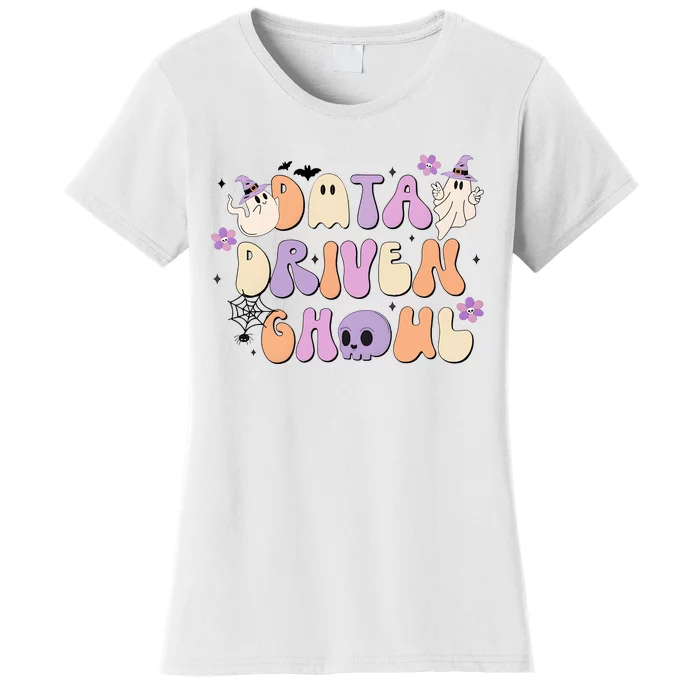 Data Driven Ghoul Halloween Aba Therapy Women's T-Shirt