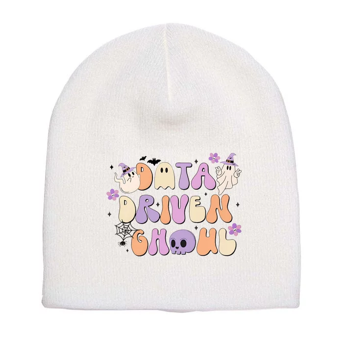 Data Driven Ghoul Halloween Aba Therapy Short Acrylic Beanie