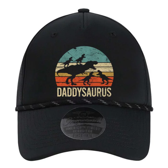 Daddy Dinosaur Gift Daddysaurus Rex 4 Gift Performance The Dyno Cap