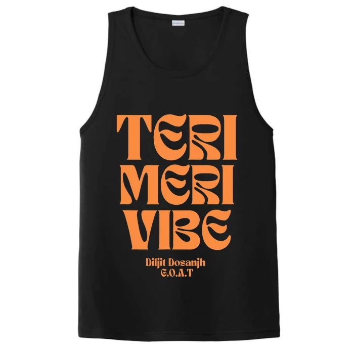 Diljit Dosanjh Goat Typography Performance Tank