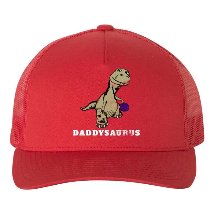 Dinosaur Daddysaurus Gift Yupoong Adult 5-Panel Trucker Hat