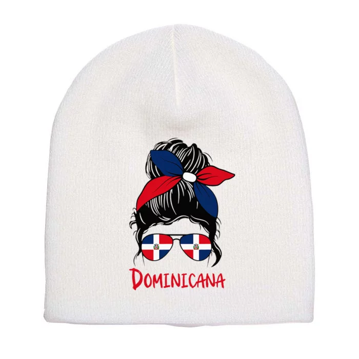 Dominicana Dominican Girl Republica Dominicana Republic Short Acrylic Beanie