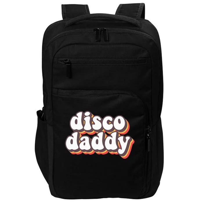 Disco Daddy Groovy Retro Hippie 70s Disco Impact Tech Backpack