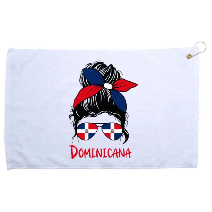 Dominicana Dominican Girl Republica Dominicana Republic Grommeted Golf Towel