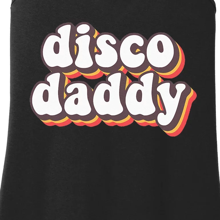 Disco Daddy Groovy Retro Hippie 70s Disco Outfits For Men Ladies Essential Tank