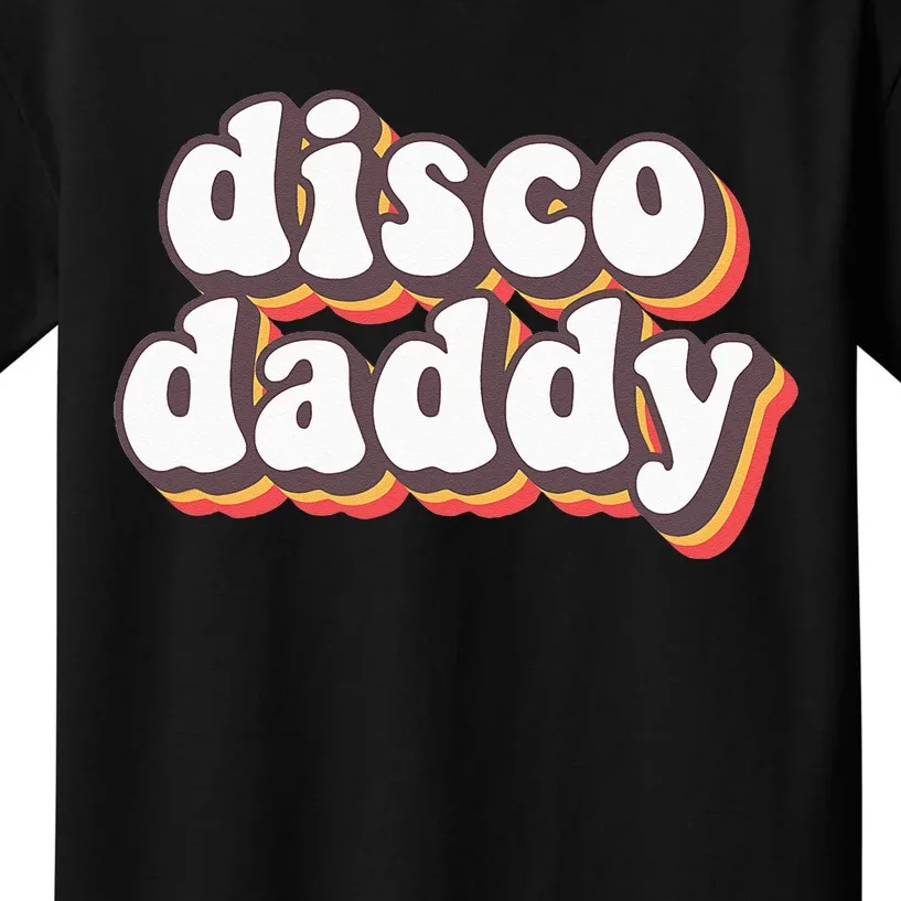 Disco Daddy Groovy Retro Hippie 70s Disco Outfits For Men Kids T-Shirt