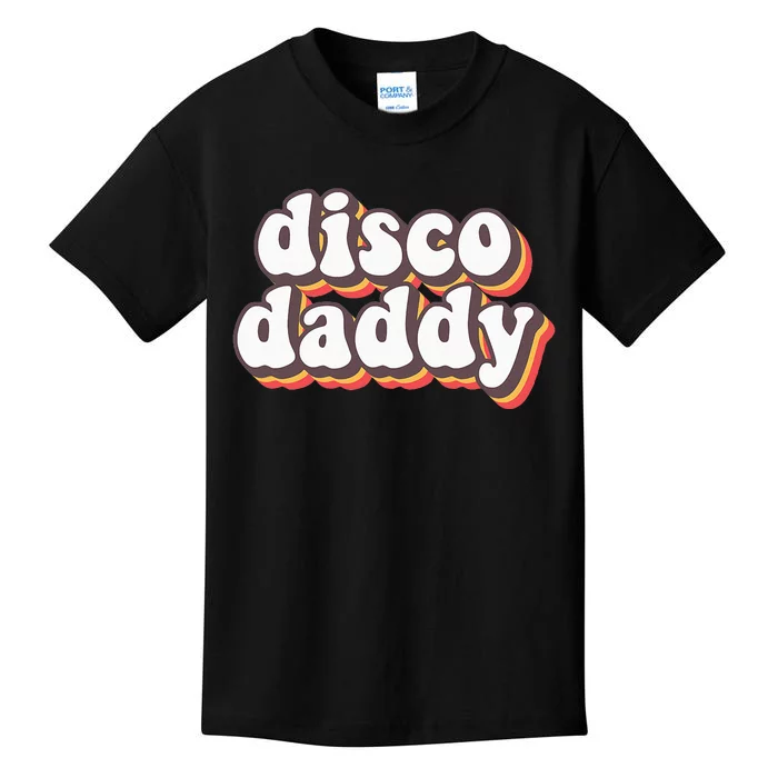 Disco Daddy Groovy Retro Hippie 70s Disco Outfits For Men Kids T-Shirt