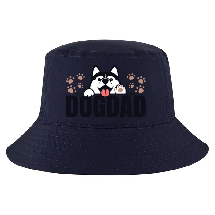 Dog Dad Husky Lovers For Men Huskies Funny Husky Cool Comfort Performance Bucket Hat