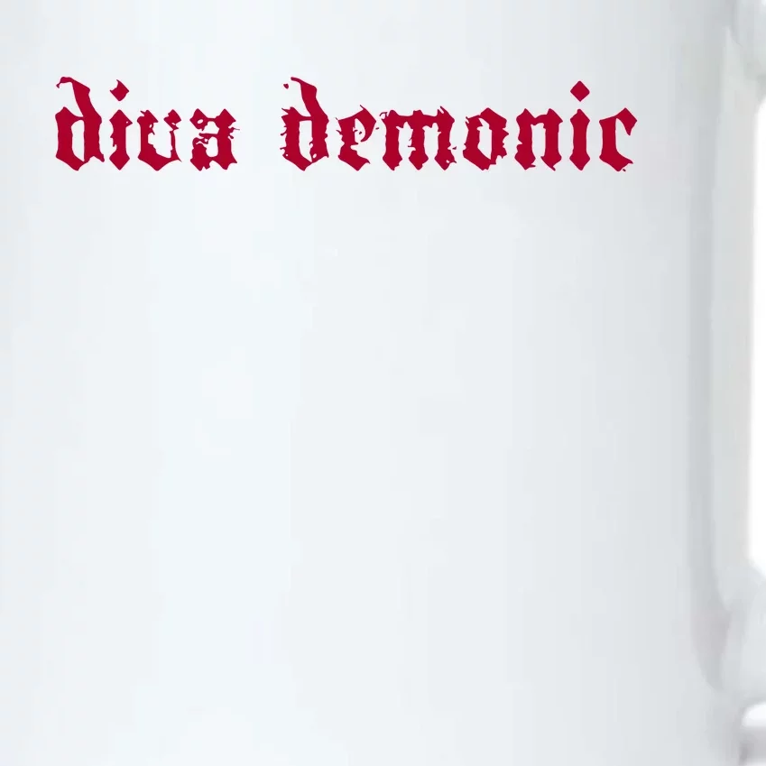 Diva Demonic Halloweenie Vi Black Color Changing Mug