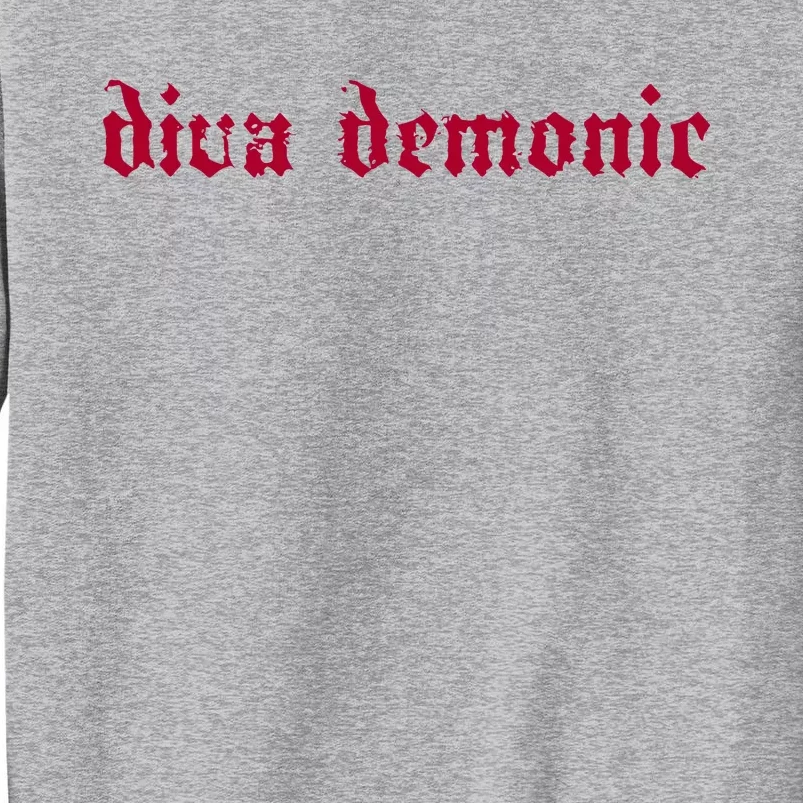 Diva Demonic Halloweenie Vi Tall Sweatshirt