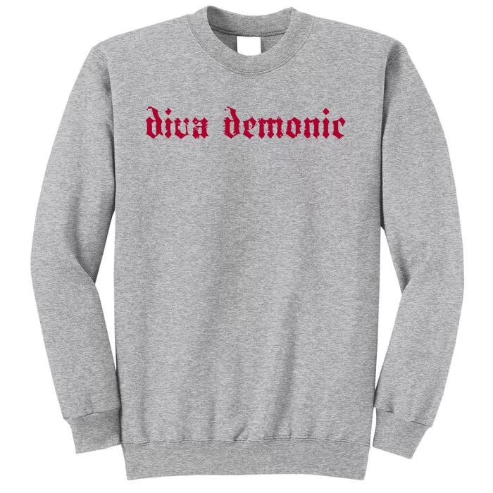 Diva Demonic Halloweenie Vi Tall Sweatshirt