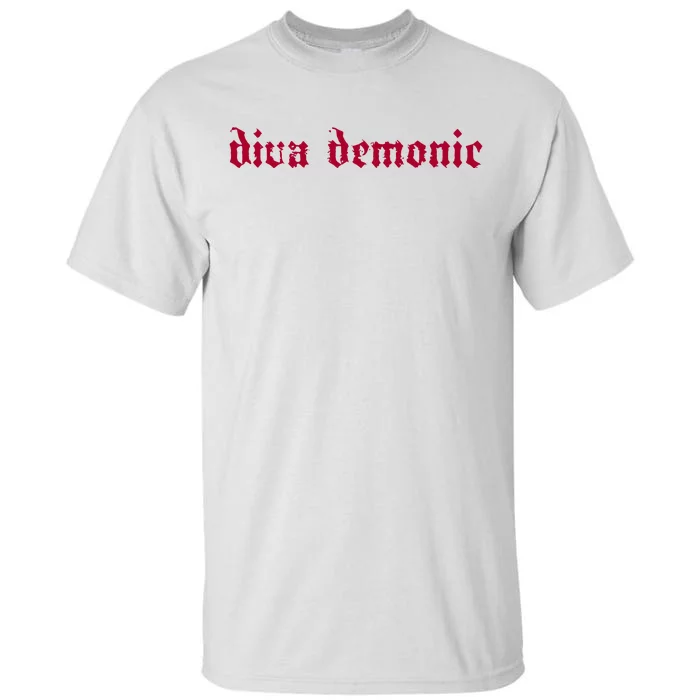 Diva Demonic Halloweenie Vi Tall T-Shirt