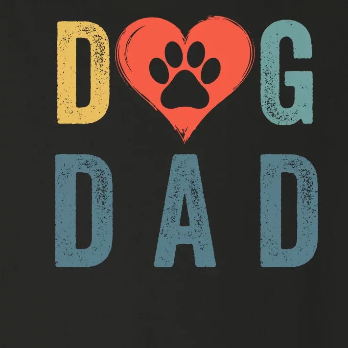 Dog Dad Happy FatherS Day Puppy Dad Dog Daddy Loving Dad Dog Parent Dog Lover Toddler Long Sleeve Shirt