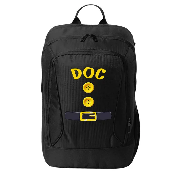 Doc Dwarf Halloween Costume Color Matching Sleepy Dwarf City Backpack