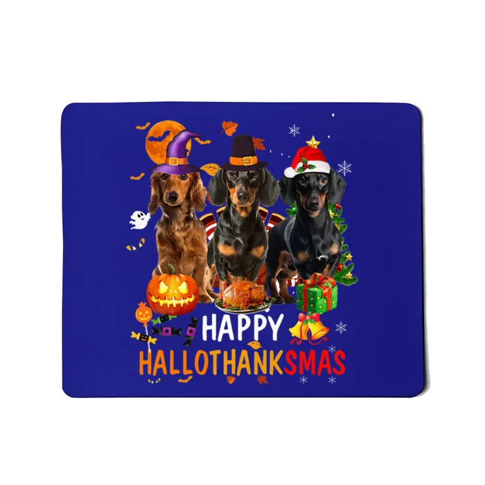 Dachshund Dog Holiday Festive Season Celebration Mousepad