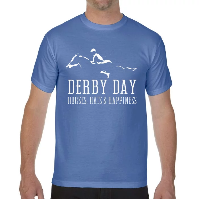 Derby Day Horse Silks And Hats Jockey Kentucky Comfort Colors T-Shirt