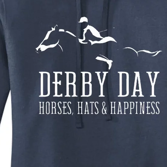 Derby Day Horse Silks And Hats Jockey Kentucky Women's Pullover Hoodie