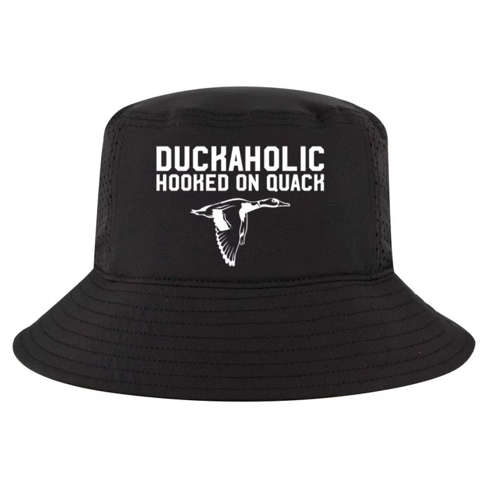 Duckaholic Duck Hunting Themed Duck Lovers Cool Comfort Performance Bucket Hat