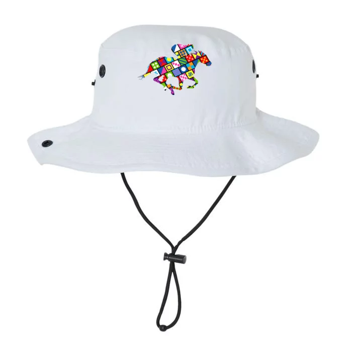 Derby Day Horse Lover Colorful Abstract Legacy Cool Fit Booney Bucket Hat