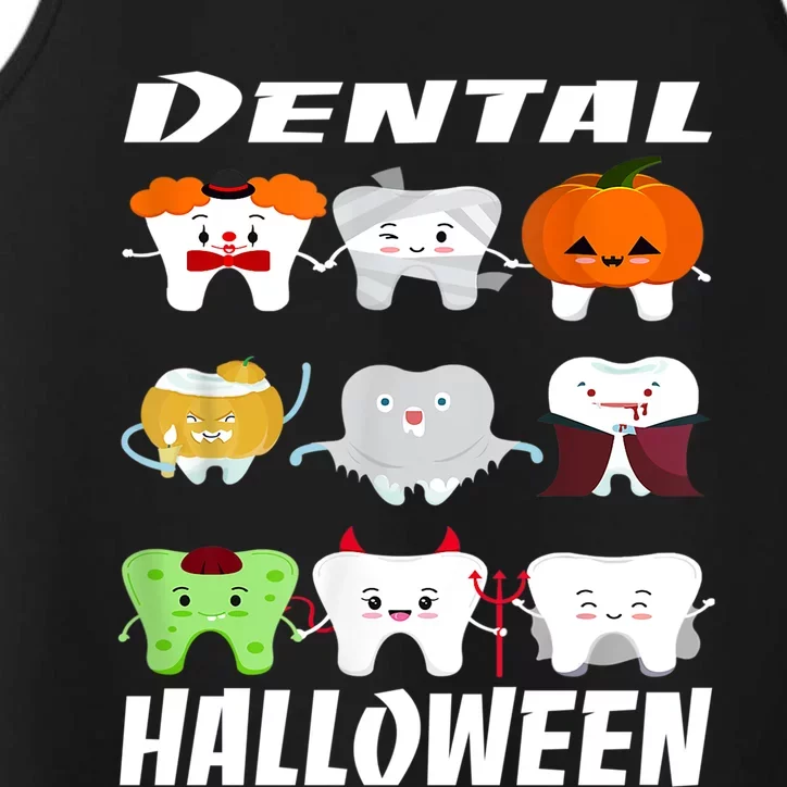 Dental Dentist Halloween Boos Crew Funny Costume Gift Performance Tank