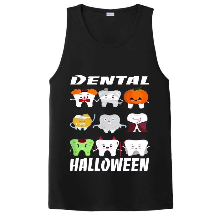 Dental Dentist Halloween Boos Crew Funny Costume Gift Performance Tank