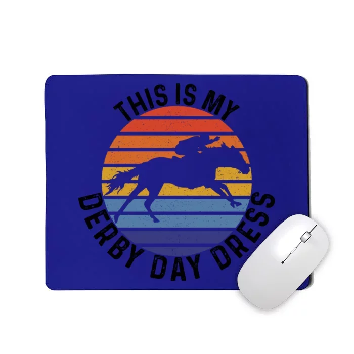 Derby Day Horse Kentucky This Is My Derby Day Dress Gift Mousepad