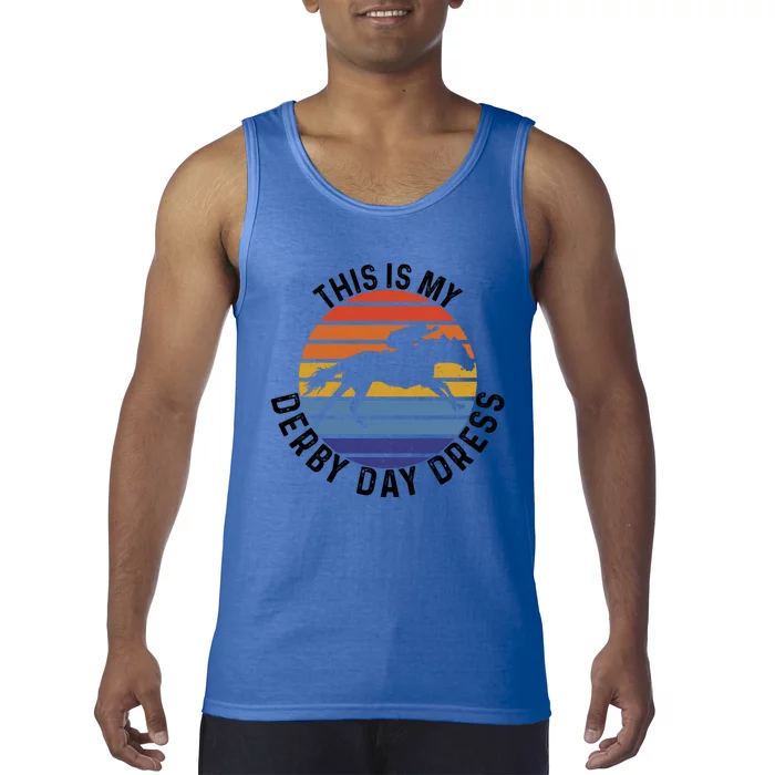 Derby Day Horse Kentucky This Is My Derby Day Dress Gift Tank Top