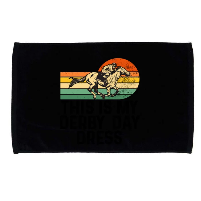 Derby Day Horse Kentucky This Is My Derby Day Dress Cool Gift Microfiber Hand Towel