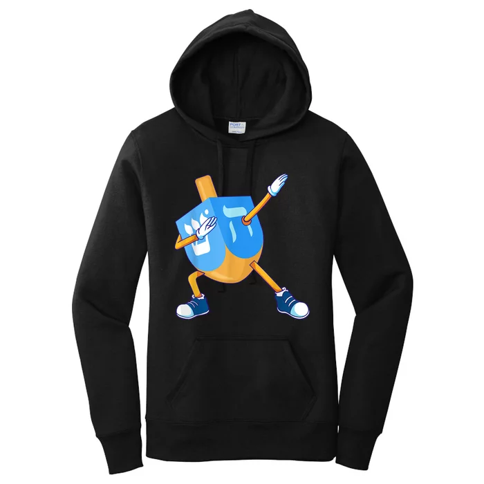 Dabbing Dreidel Happy Hanukkah Dancing Chanukah Girls Women's Pullover Hoodie