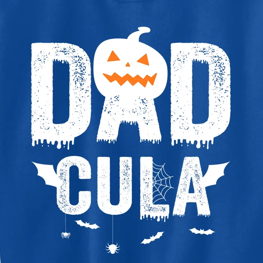 Dadcula Dad Halloween Gift Kids Sweatshirt