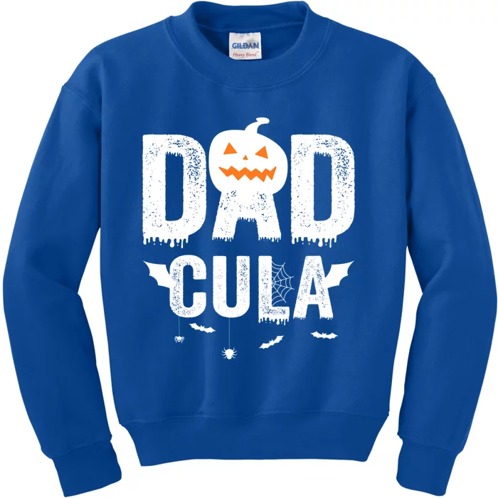 Dadcula Dad Halloween Gift Kids Sweatshirt