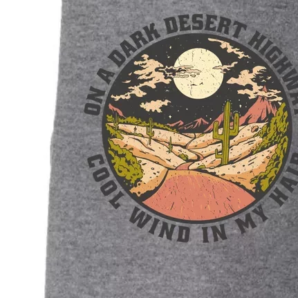 Dark Desert Highway Wind In My Hair Doggie 3-End Fleece Hoodie