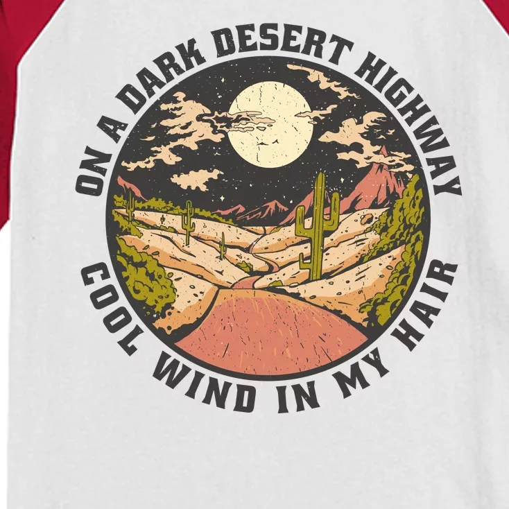 Dark Desert Highway Wind In My Hair Kids Colorblock Raglan Jersey